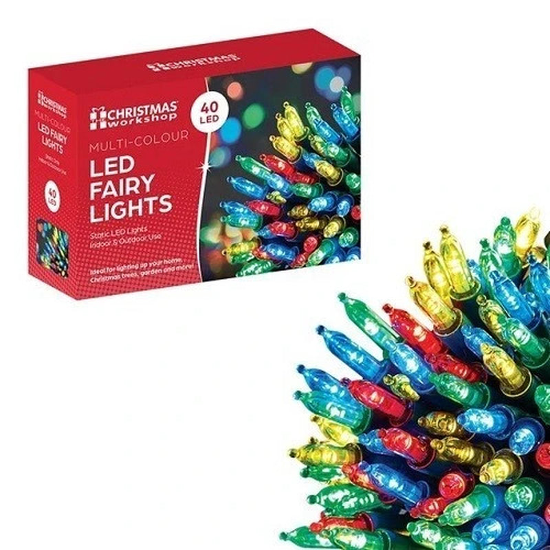 Fairy Tree Lights Multicolour LED 40 Bulb Christmas Party Decoration Xmas Decor