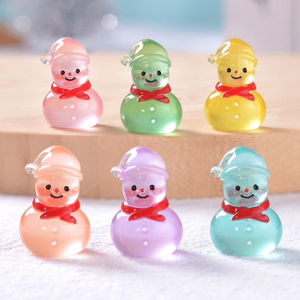 Luminous Snowman Christmas Ornament for Home Holiday Decorations