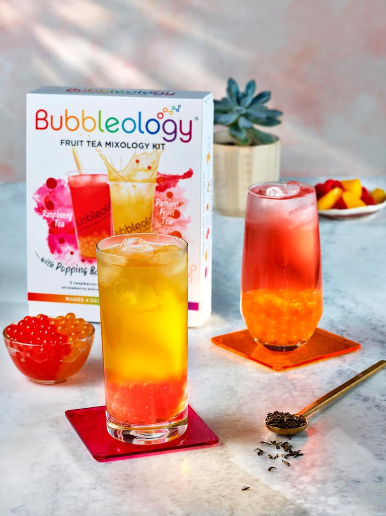 Fruit Bubble Tea Mixology Kit with Popping Boba (Pack of 1)