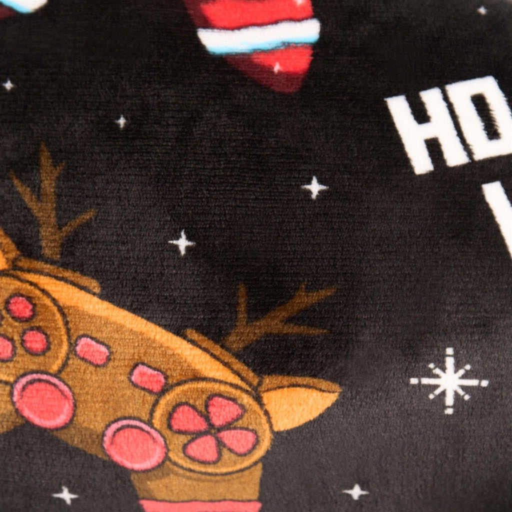 OHS Xmas Cuddle Cushion Gaming Kids Soft Fleece Back Support Reading Pillow