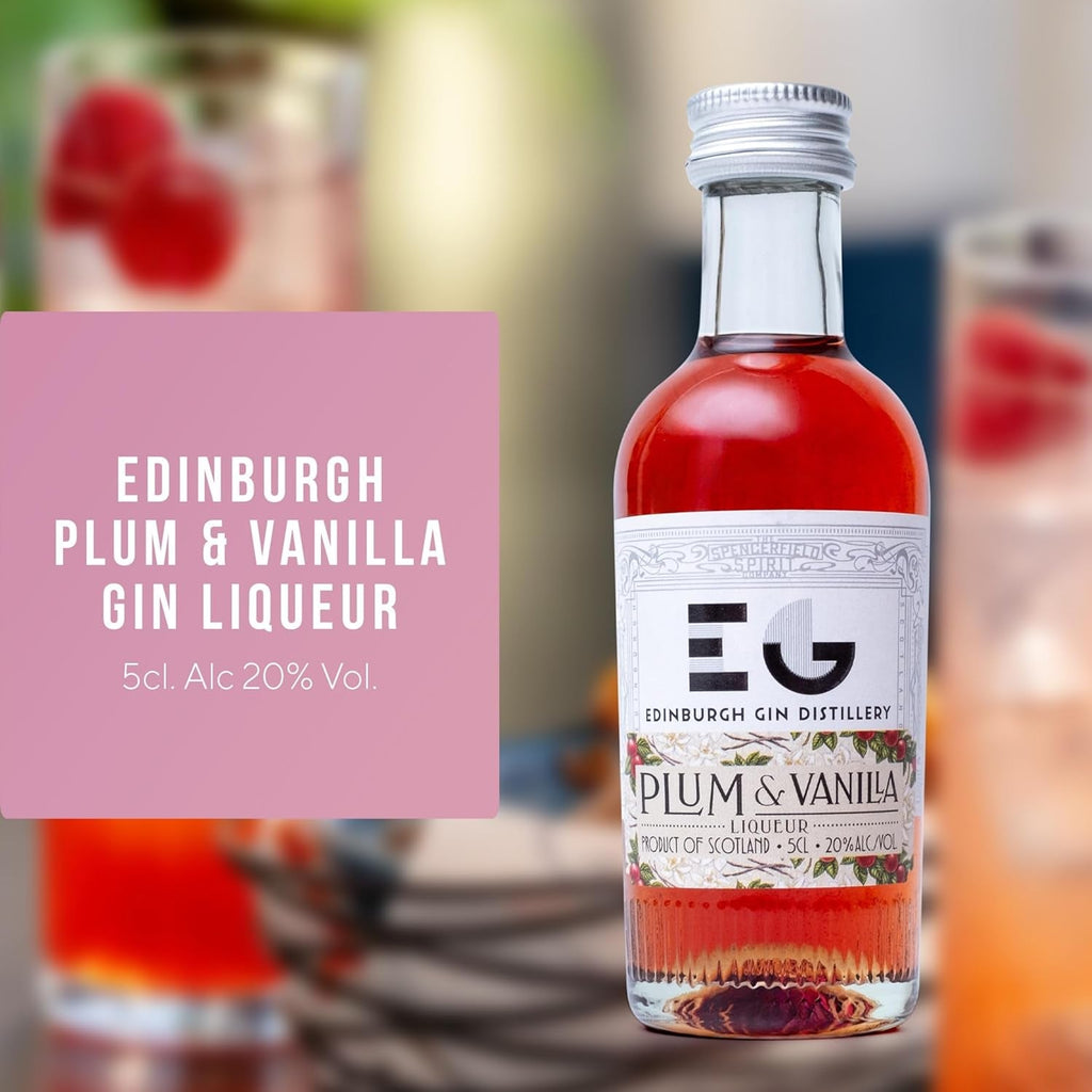 Pink Gin Gift Set - Gin Gifts for Women, 4X5Cl Beefeater Pink Strawberry, Gordons, Edinburgh Plum & Vanilla, Dockyard Cherries & Berries Flavoured Liqueur, Womens Alcohol Gifts, Birthday
