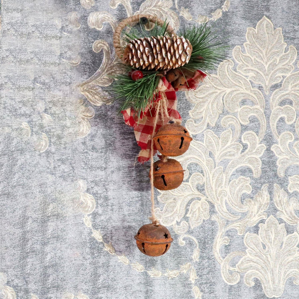 Christmas Home Decor Wall Door Hanging Decorative Rusty Bells Xmas Art & Craft
