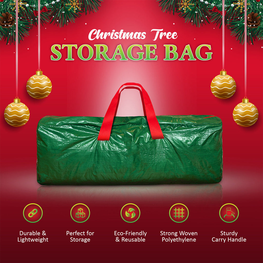 Christmas Tree Storage Decoration Bag Zip up Organizer Cover Sack Carry Handles