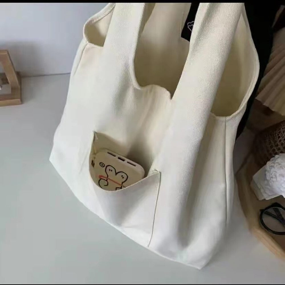 Christmas Gift Canvas Shopping Bag Shoulder Tote Shopper Bag Reusable Handbag UK