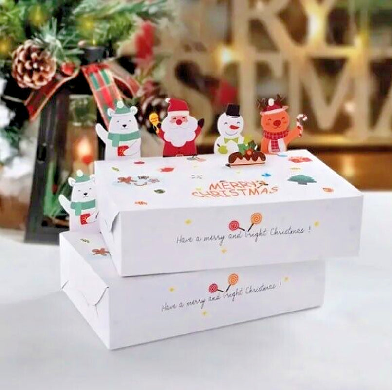 Christmas Gift Boxes for Sweet Treats, Xmas Eve Box for Small Presents X 1