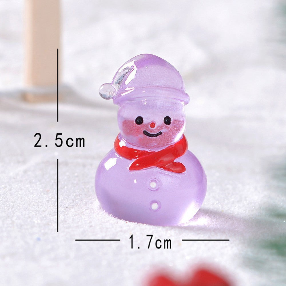Luminous Snowman Christmas Ornament for Home Holiday Decorations