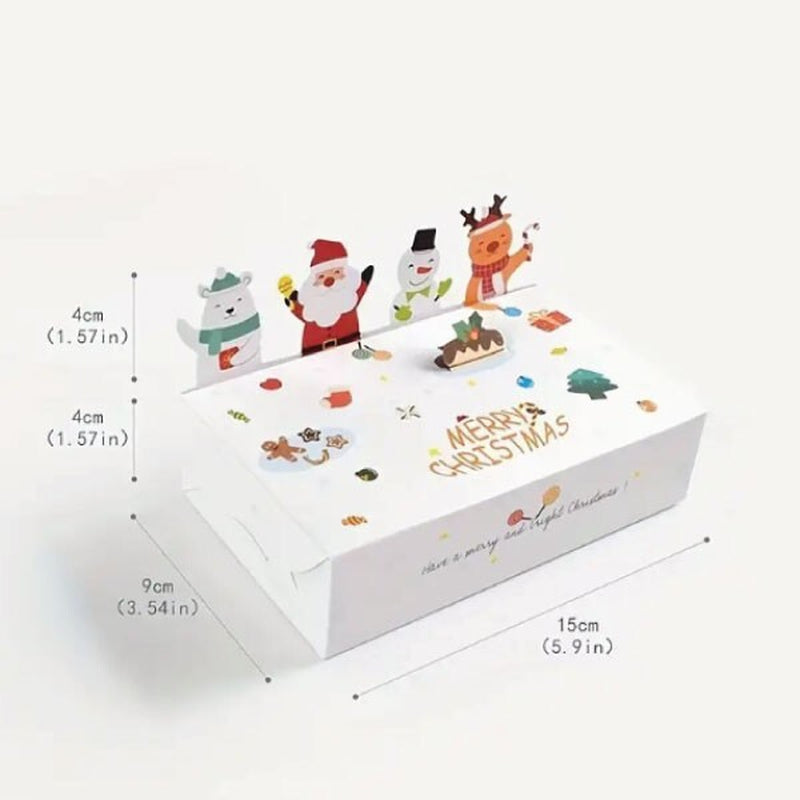 Christmas Gift Boxes for Sweet Treats, Xmas Eve Box for Small Presents X 1