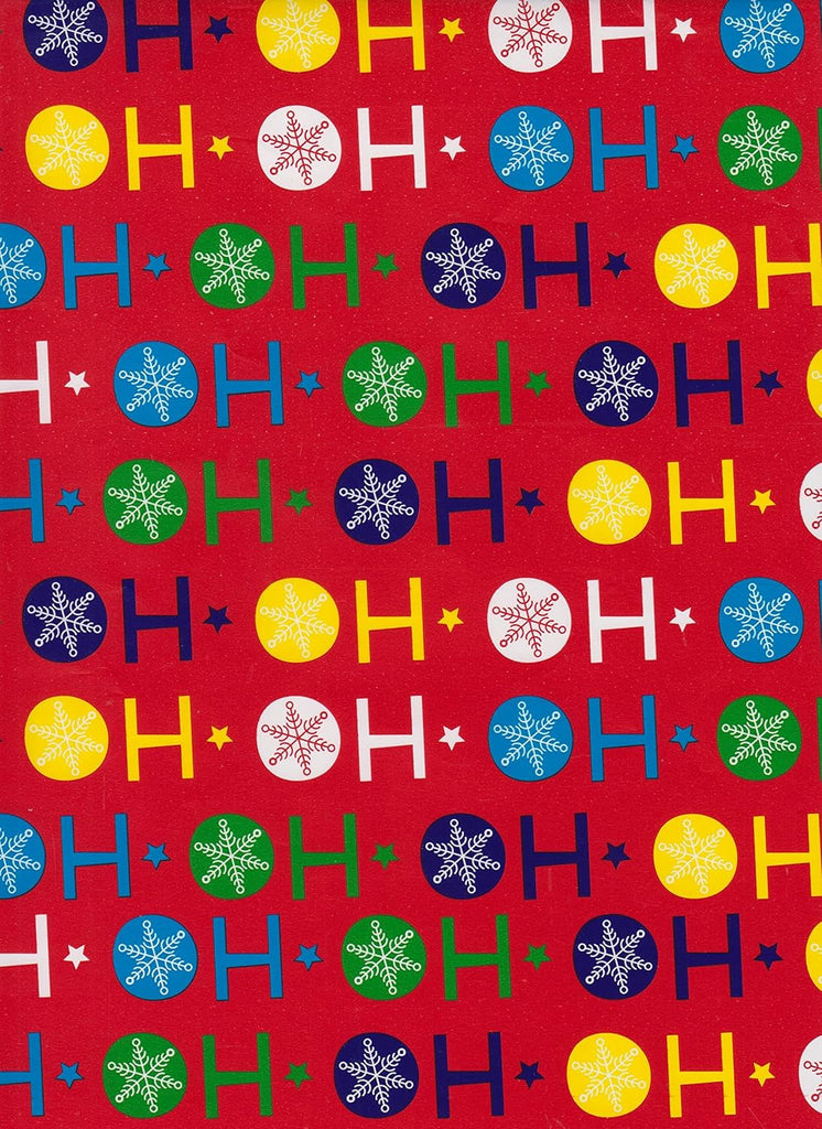 Christmas Wrapping Paper 3 Rolls X 20M Presents Gift Wrap Xmas Party - 60 Metres Total