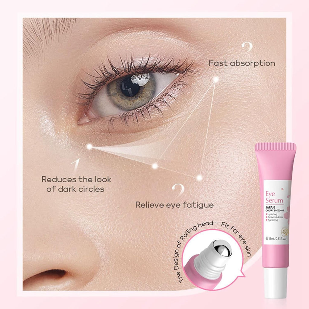 Skincare Gifts for Teenage Girls,Cherry Blossom Skincare Sets,Facial Kit,Pamper Sets for Women Gifts,Skin Care Sets & Kits with Cleanser, Face Serum, Face Cream,Toner,Eye Cream,Mask (7PCS Sakura)