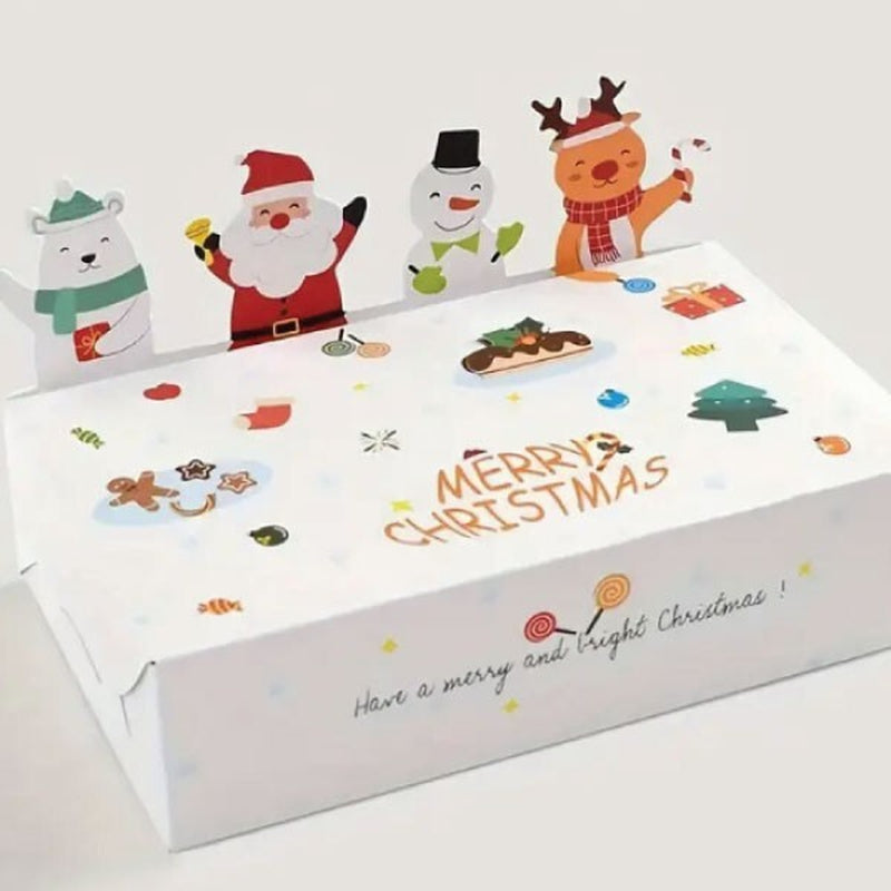Christmas Gift Boxes for Sweet Treats, Xmas Eve Box for Small Presents X 1