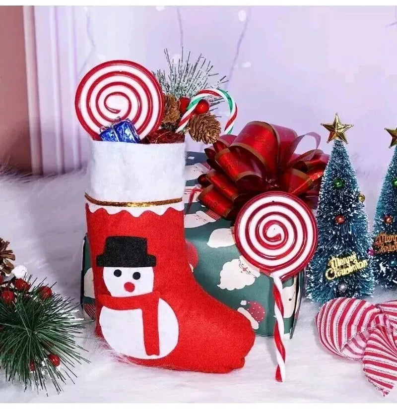48 Christmas Tree Hanging Decorations 12 Lollipops and 36 Candy Cane UK