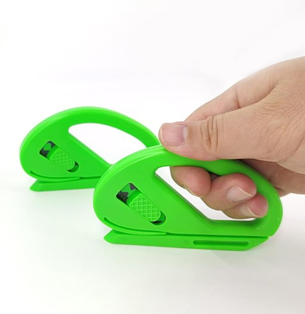 2 Pcs Gift Wrapping Paper Cutter with 10 Pcs Replaceable Replacement, Sliding Gift Wrap Paper Tool