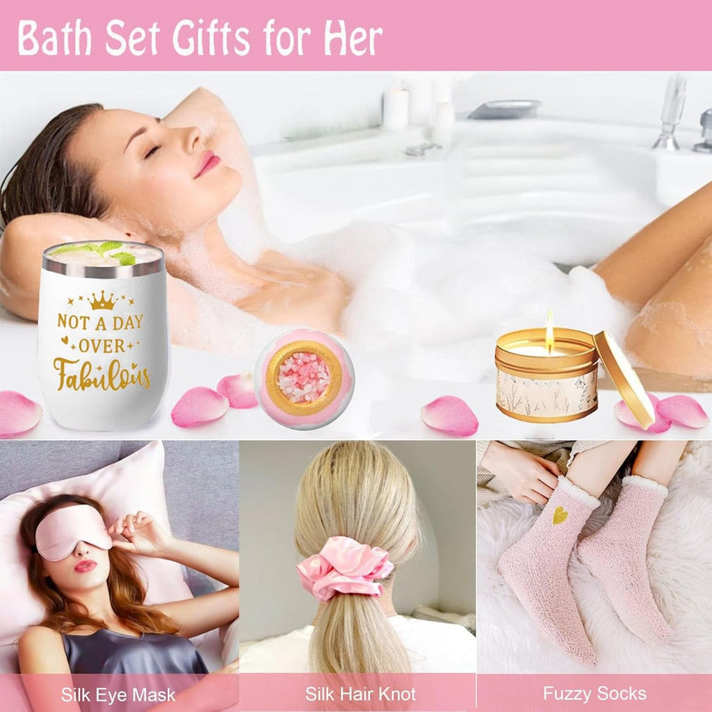 Gifts for Women, Birthday Pamper Gifts for Women, Get Well Soon Blanket Gifts for Friend, Relaxation Spa Basket Christmas Gifts Ideas for Best Friend Sister Bestie Colleagues