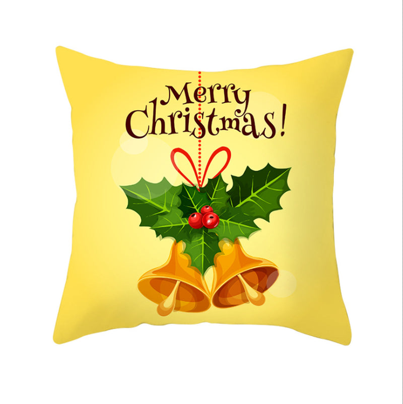 NEW 2025 CHRISTMAS NEW YEAR POLYESTER CUSHION COVER PILLOW CASE HOME SOFA DECOR