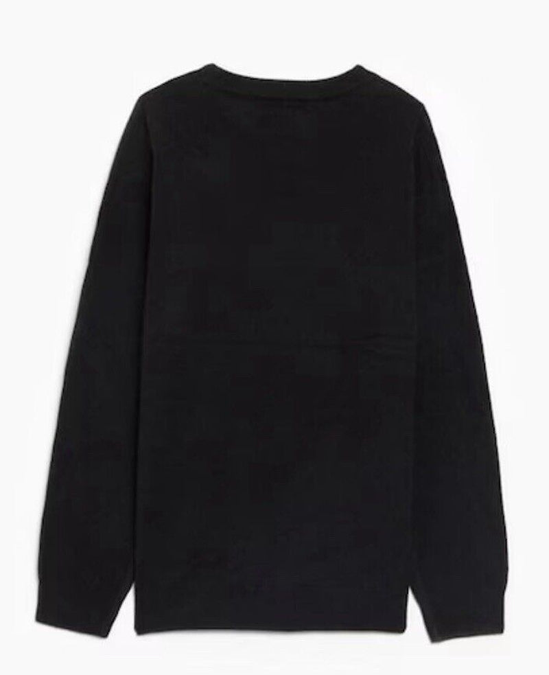 Boys Gaming Christmas Jumper Kids Xmas Sweater Black Knit Festive Gamer Pullover