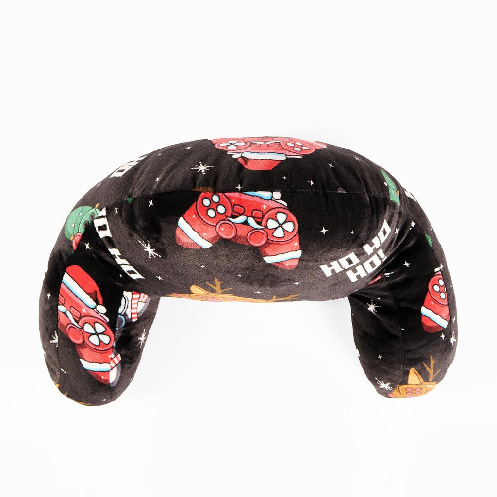 OHS Xmas Cuddle Cushion Gaming Kids Soft Fleece Back Support Reading Pillow