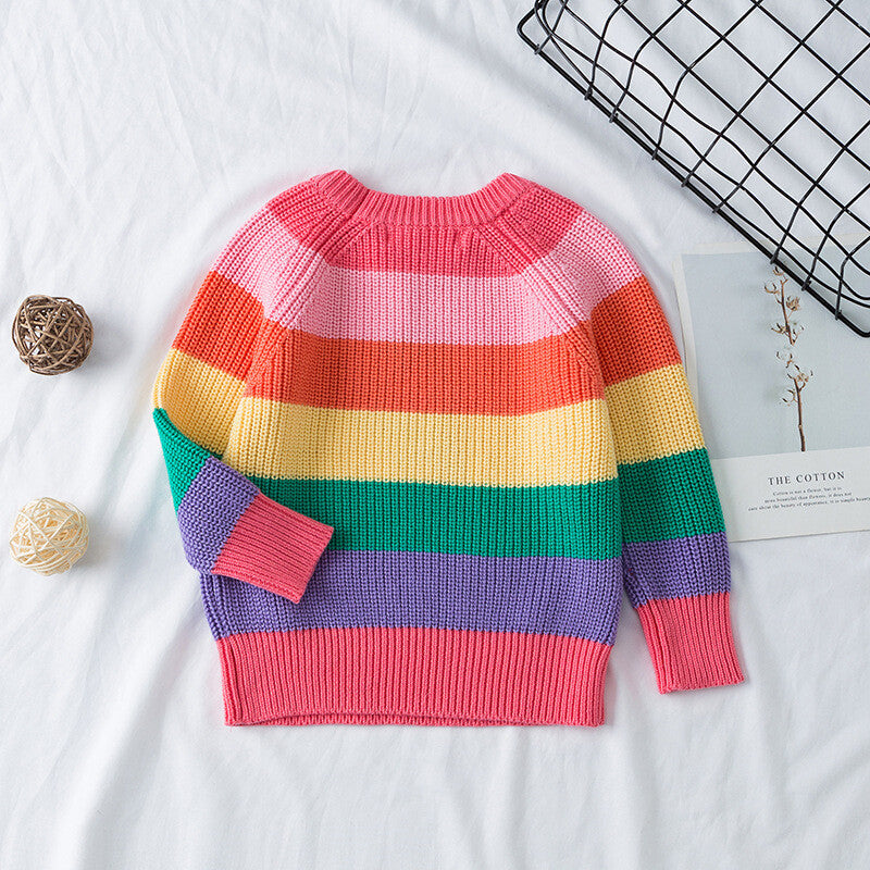 Boys Girls Winter Sweater Jumper Childrens Warm Christmas Knitted Age 2-8 Years