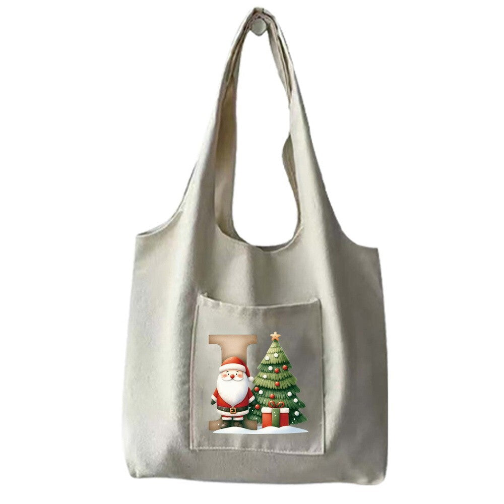 Christmas Gift Canvas Shopping Bag Shoulder Tote Shopper Bag Reusable Handbag UK