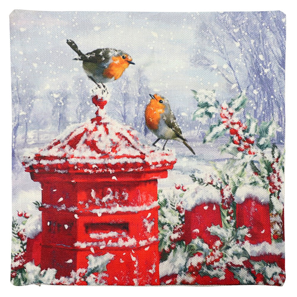 5Pcs Merry Christmas Santa Claus Cushion Cover Pillow Case Sofa Home Xmas Decor
