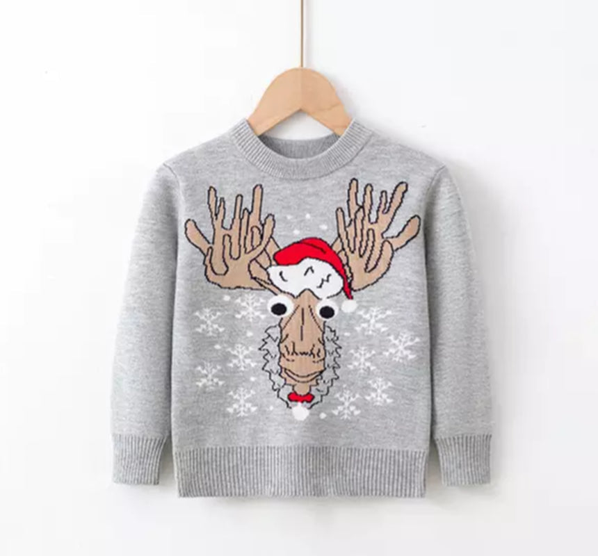 New Kids Boys and Girls Christmas Jumpers/ Sweaters Knitted Warm Winter