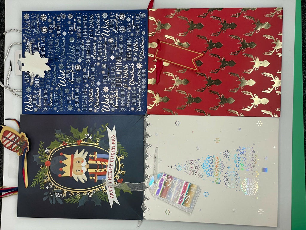 Christmas Giftbag Medium Stylish Xmas Present Bag Packaging Wrapping Inspiration