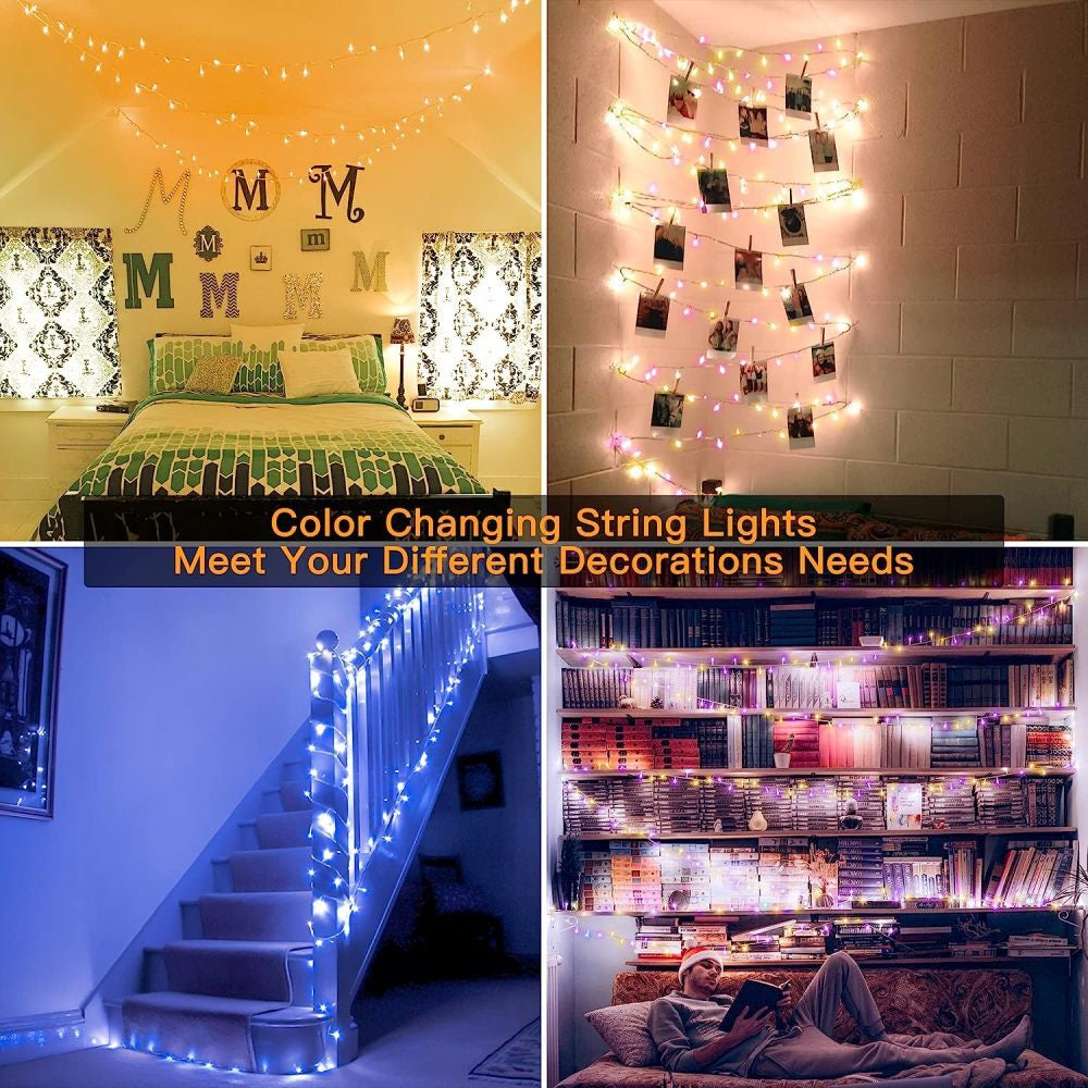 Fairy String Lights 10-100M Mains Plug in Christmas Tree Indoor & Outdoor UK