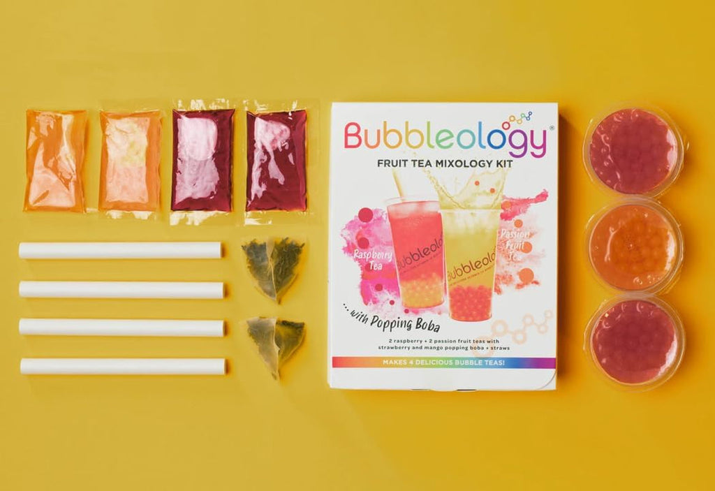 Fruit Bubble Tea Mixology Kit with Popping Boba (Pack of 1)