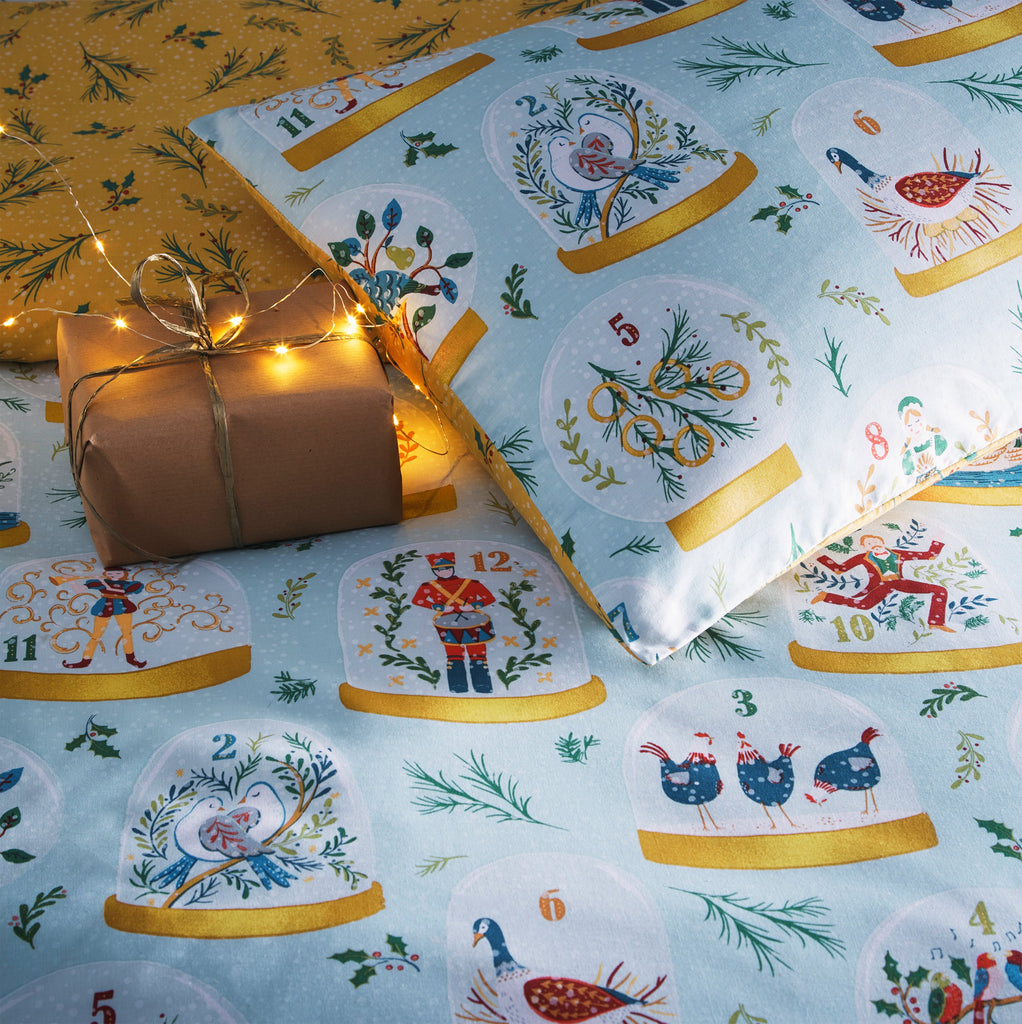 Furn Twelve Days of Christmas Festive Duvet Cover Set