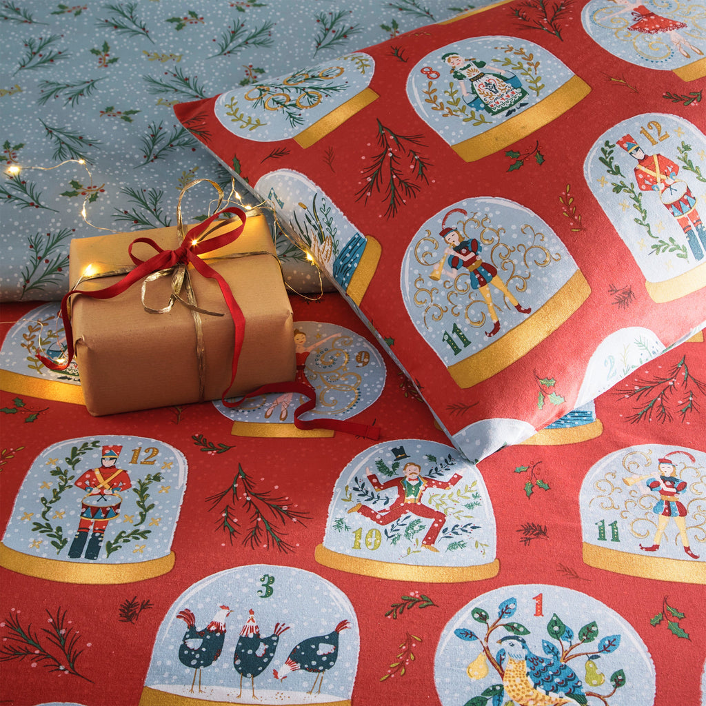 Furn Twelve Days of Christmas Festive Duvet Cover Set