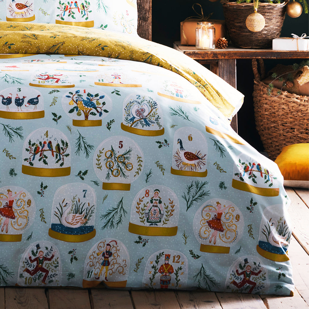 Furn Twelve Days of Christmas Festive Duvet Cover Set