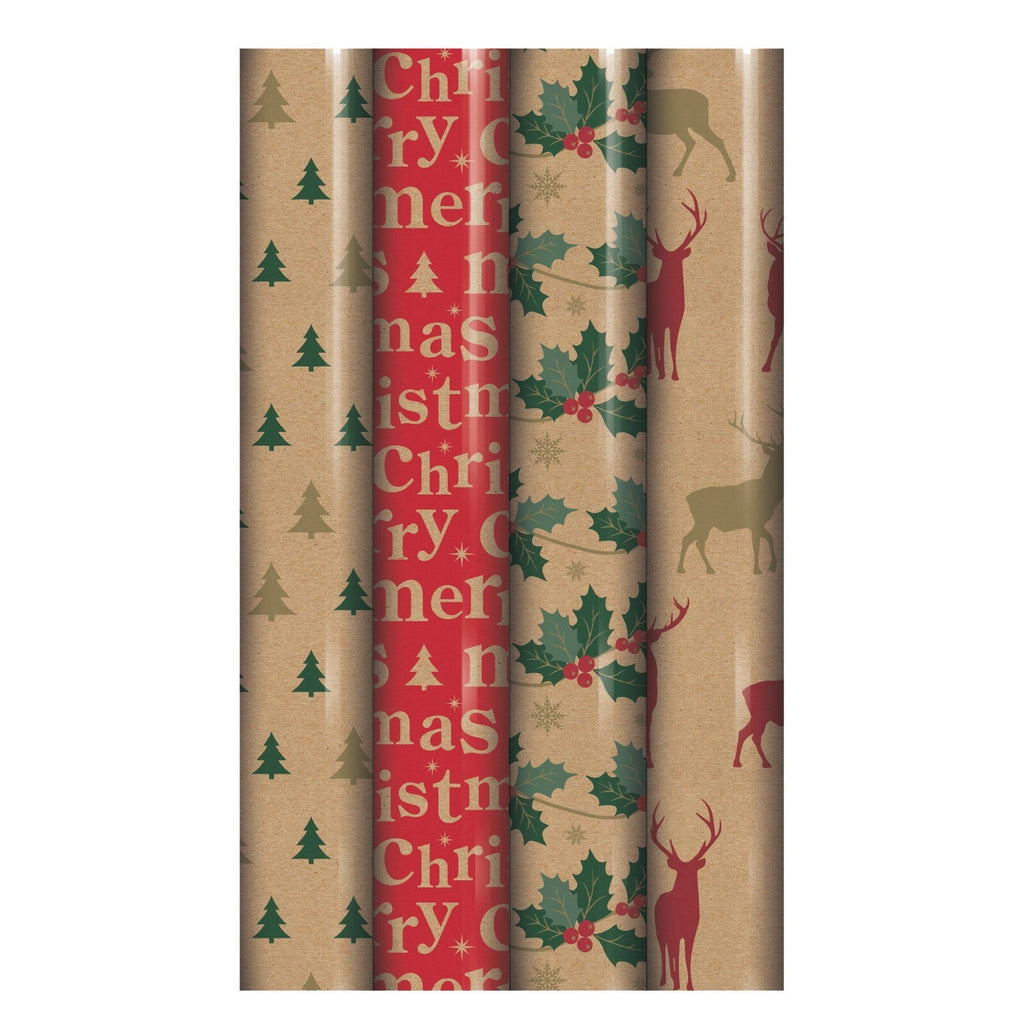 Christmas Gift Wrapping Paper Rolls - Christmas Theme Patterns, Design, EPISENT