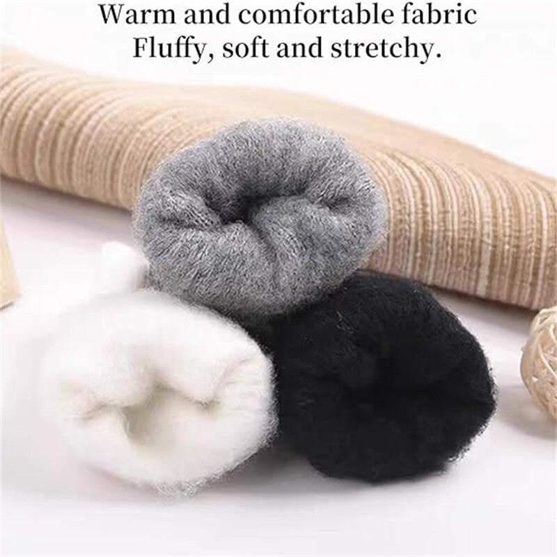 Womens Girls Thick Knit Hat Scarf and Touchscreen Gloves Set Knitted Winter Gift