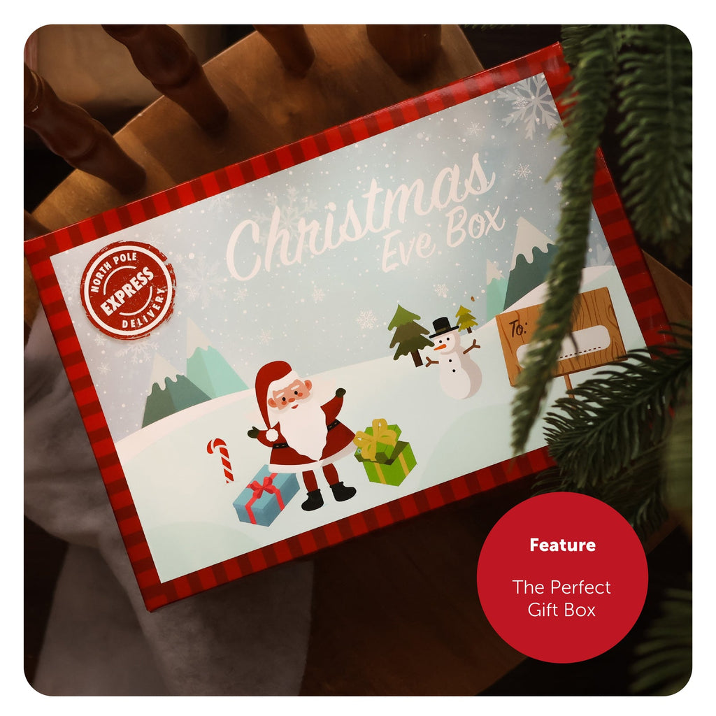 PACK of 6 CHRISTMAS EVE BOX CHRISTMAS GIFT BOX XMAS WRAPPING 32 X 21 X 11Cm