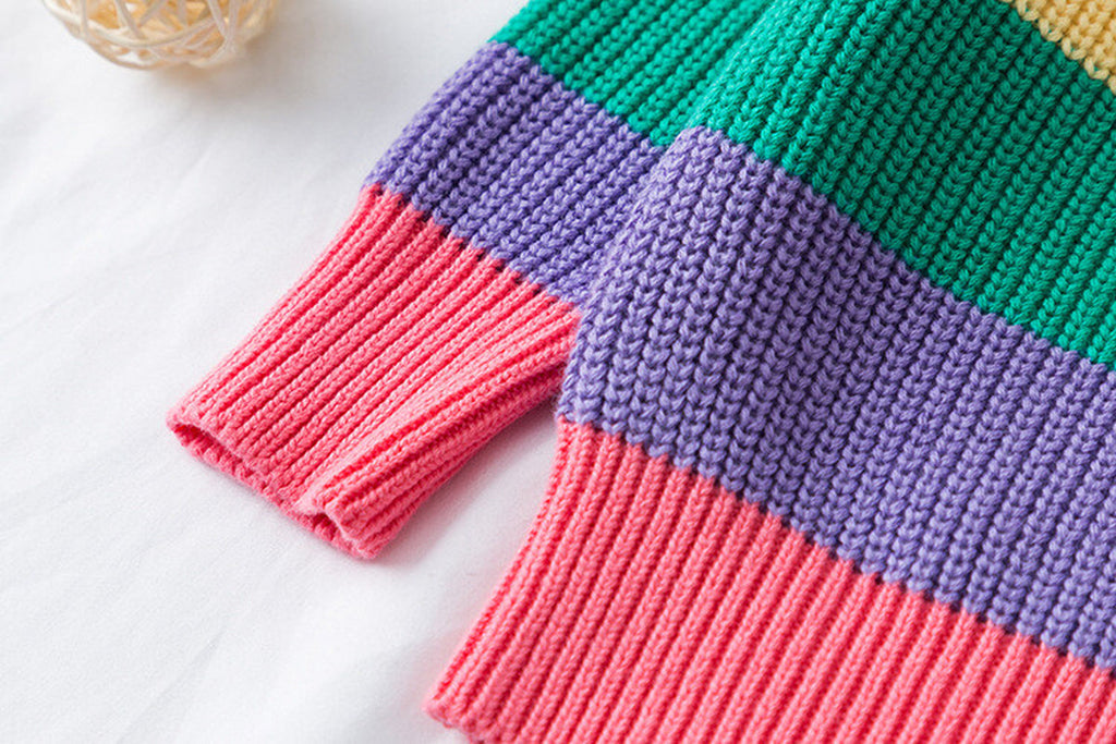 Boys Girls Winter Sweater Jumper Childrens Warm Christmas Knitted Age 2-8 Years