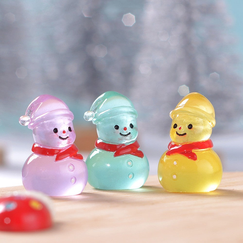 Luminous Snowman Christmas Ornament for Home Holiday Decorations