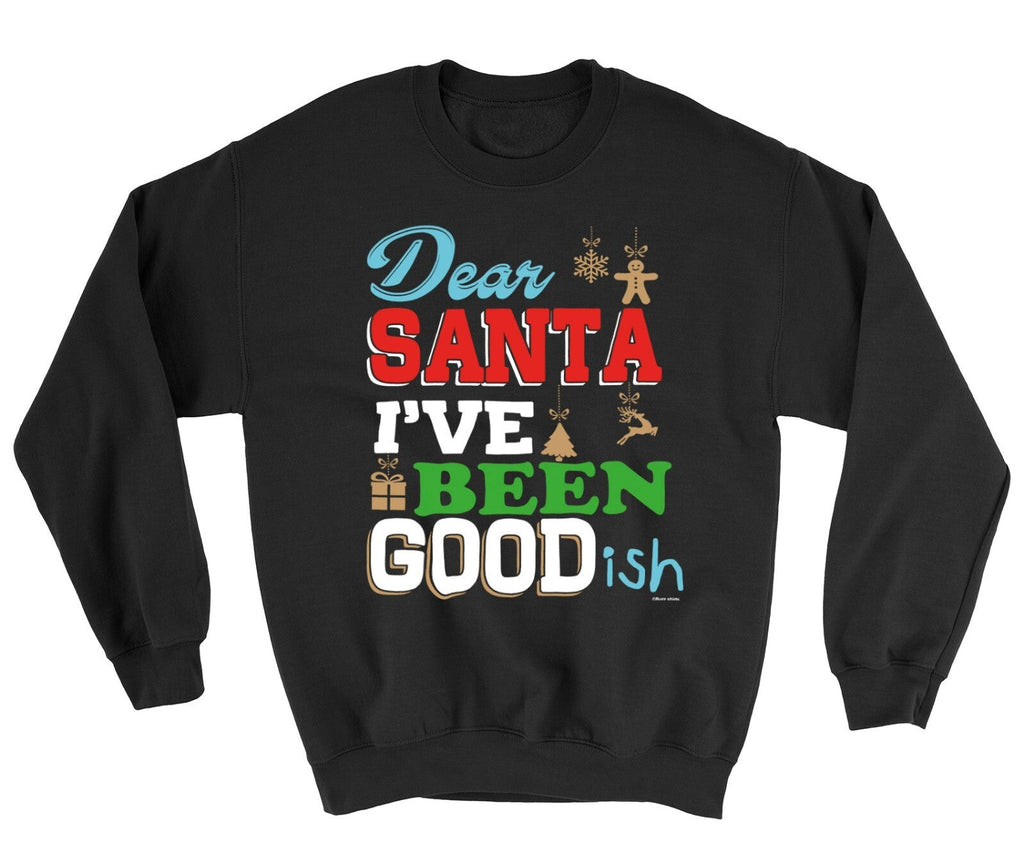 Kids Christmas Sweater Dear Santa Ive Been Good-Ish Gift 3/4 or 5/6 Yrs Jumper