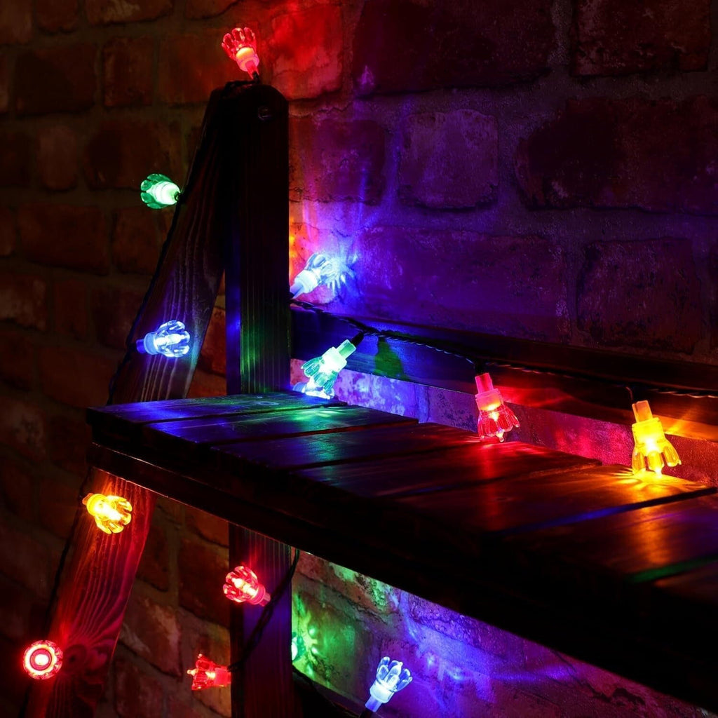 Christmas Concepts® 500 50M/164Ft Retro Multi Coloured LED Petal Lights