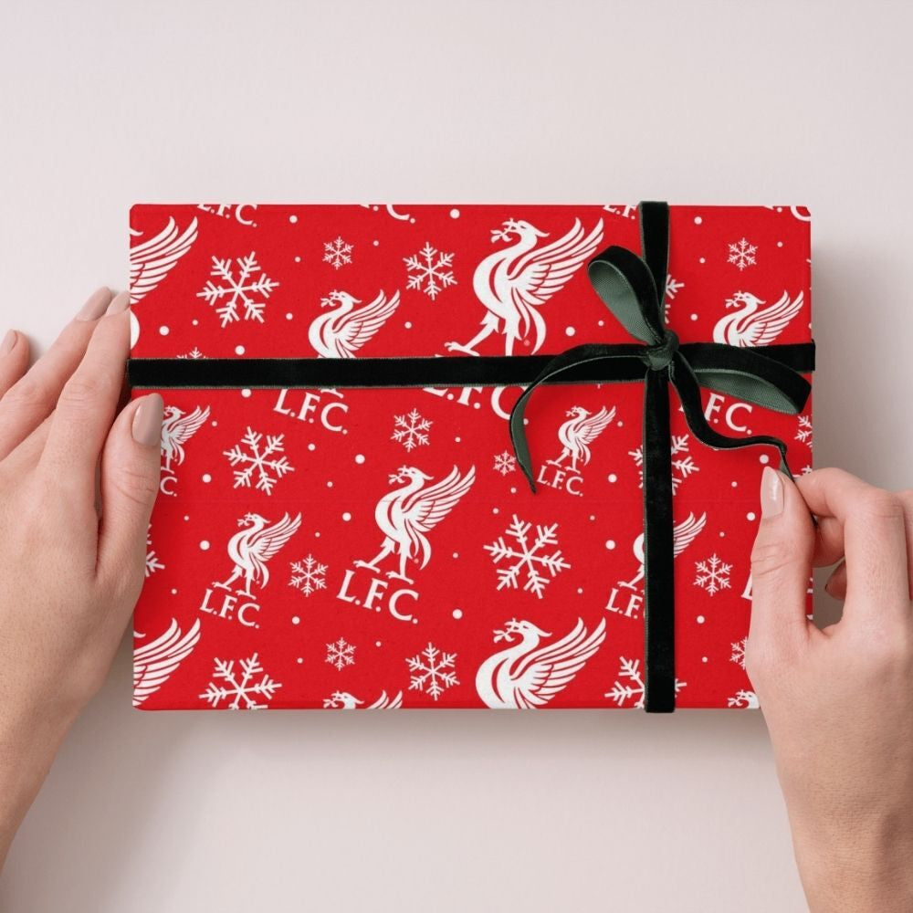 Wrapping Paper Liverpool FC Christmas Gift Wrap 3 X 3M Roll Wrap
