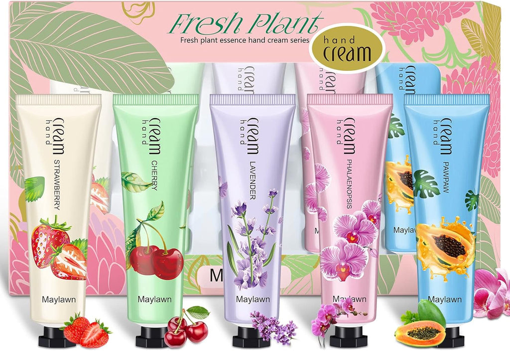 Hand Cream, 5 X 30Ml, Hand Cream Gift Sets, Pack of 5, Vegan Friendly and Cruelty Free, Perfect for Birthday Mothers Day Gifts Idea for Her/Him