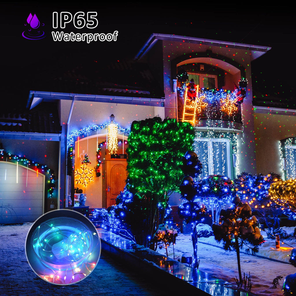 10M 15M SMART RGBIC LED FAIRY STRING LIGHT REMOTE BLUETOOTH APP USB WATERPROOF