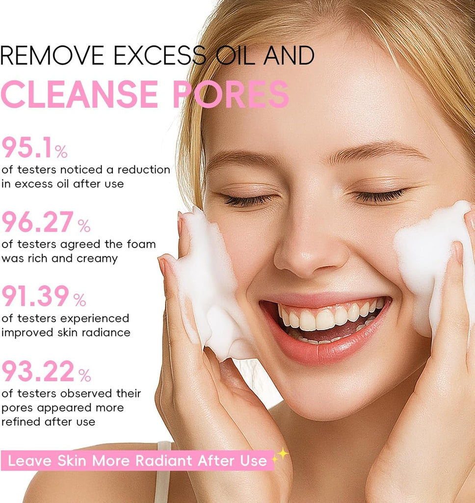 Korean Skincare Set,5In1 Skin Care Sets & Kits,Glow Skin Care Gift Set-5In1 Face Cleanser,Toner,Eye Cream,Beauty Gift Set for Teenage Girls(3Pcs)