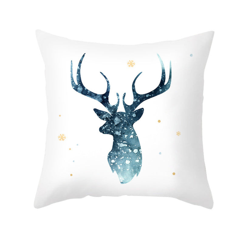 NEW 2025 CHRISTMAS NEW YEAR POLYESTER CUSHION COVER PILLOW CASE HOME SOFA DECOR