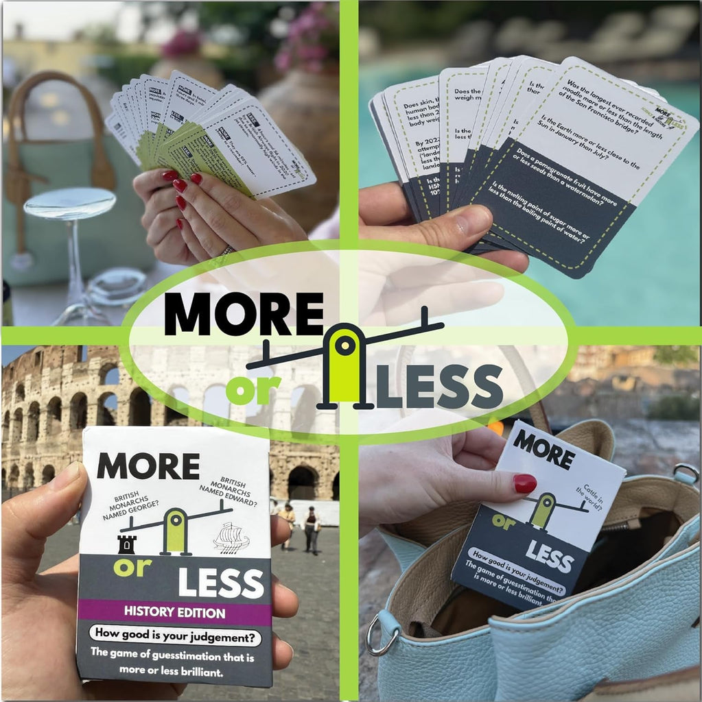First Edition Card Game - How Good Is Your Judgement? 2 Players + | Ulitmate Gift for Him or Her | Travel Card Game for Family, Kids, Teens & Adults | Play Anywhere | Age 12+