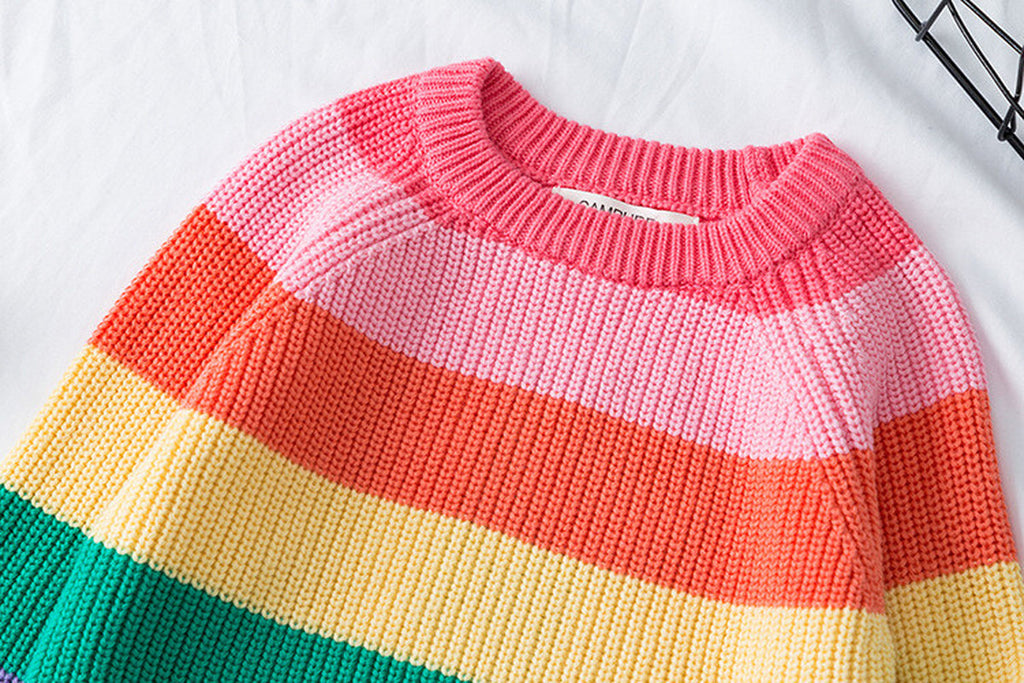 Boys Girls Winter Sweater Jumper Childrens Warm Christmas Knitted Age 2-8 Years
