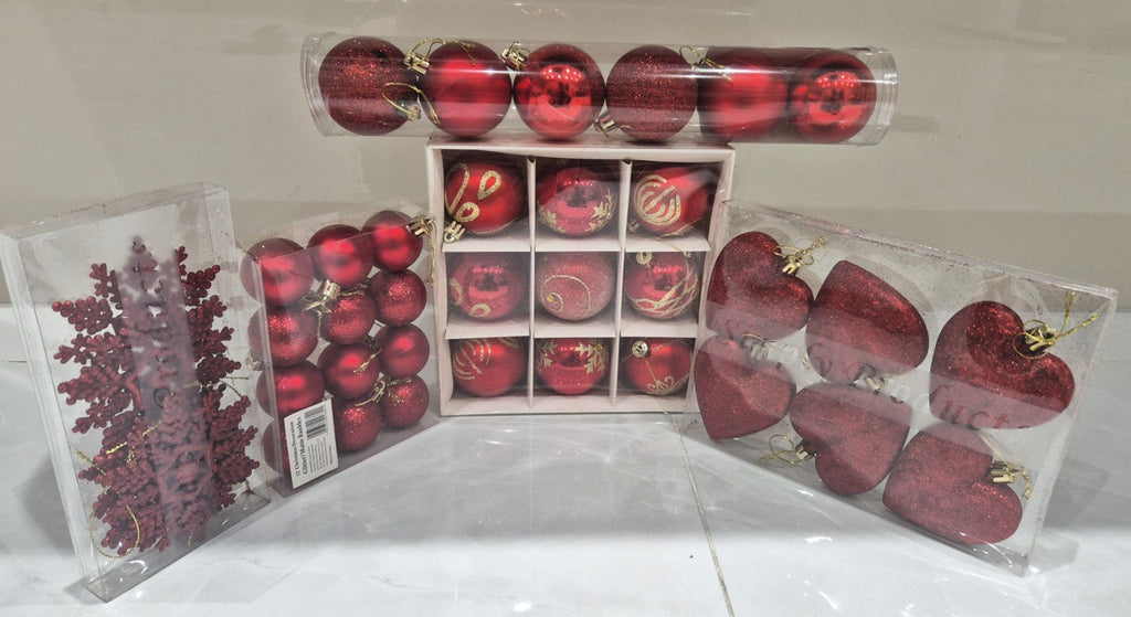 25Pcs - 35Pcs Christmas Tree Full Decoration Set - Assorted Colours Available
