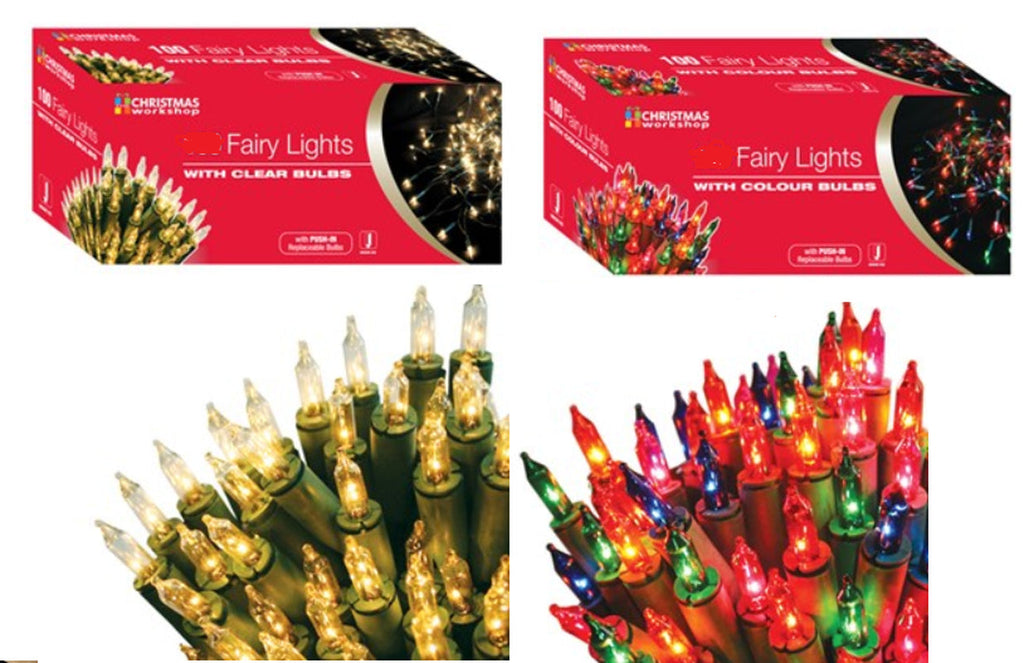 200 Multi Colour Bulb Fairy Lights Xmas Tree Decoration Indoor Lighting Party