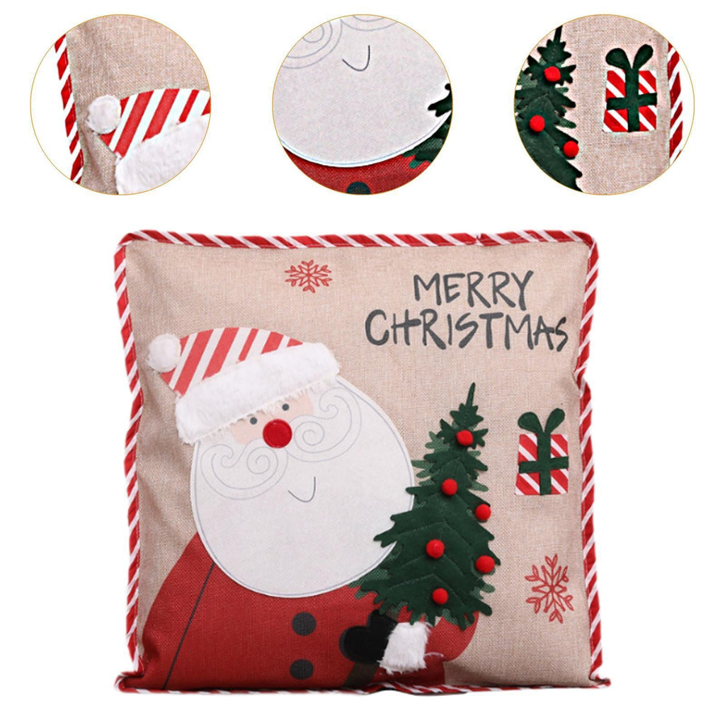 Christmas Pillow Cover Pillow Case Home Decor 46X46Cm Decorative Square