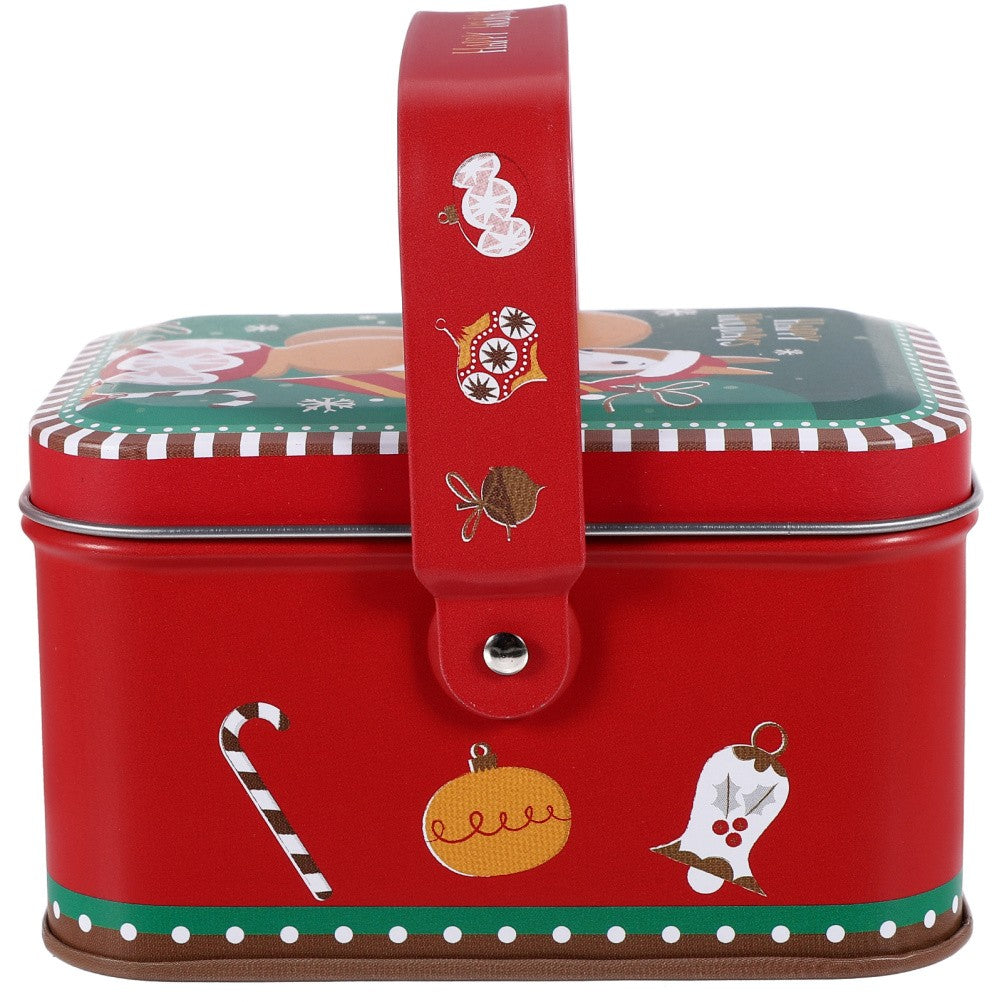The Christmas Tin Box Cookie Boxes for Packaging Candy Container