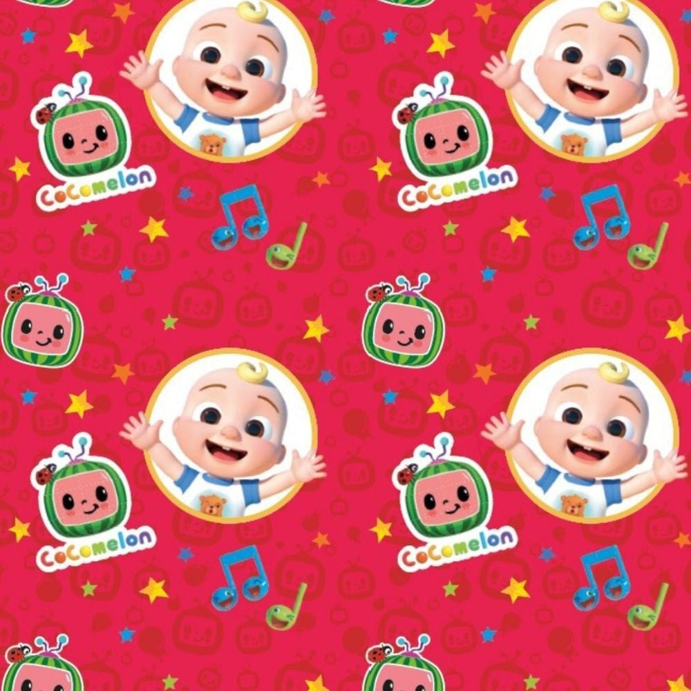 Wrapping Paper Cocomelon Kids Birthday Gift Wrap 3 X 4M Roll Wrap