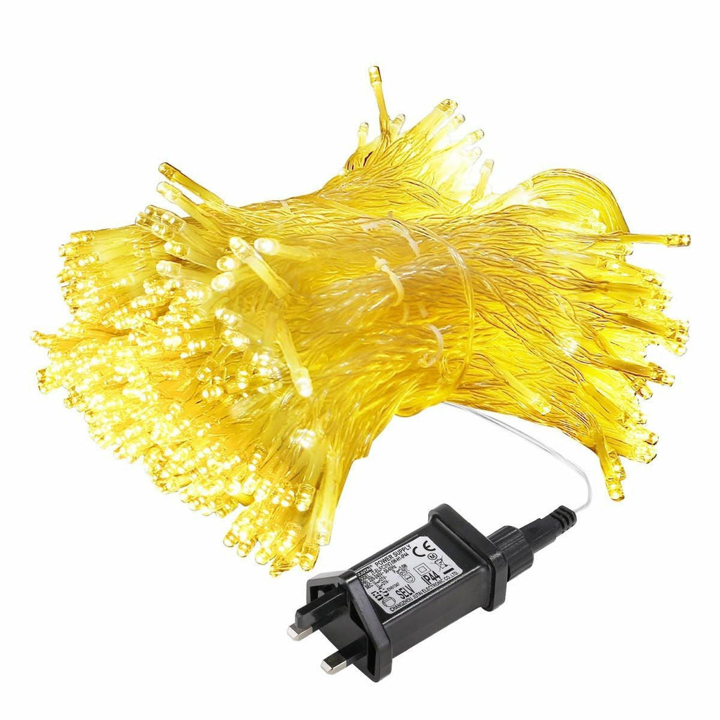 Christmas Curtain Lights Fairy Waterproof Indoor/Outdoor Wedding Plastic Cable